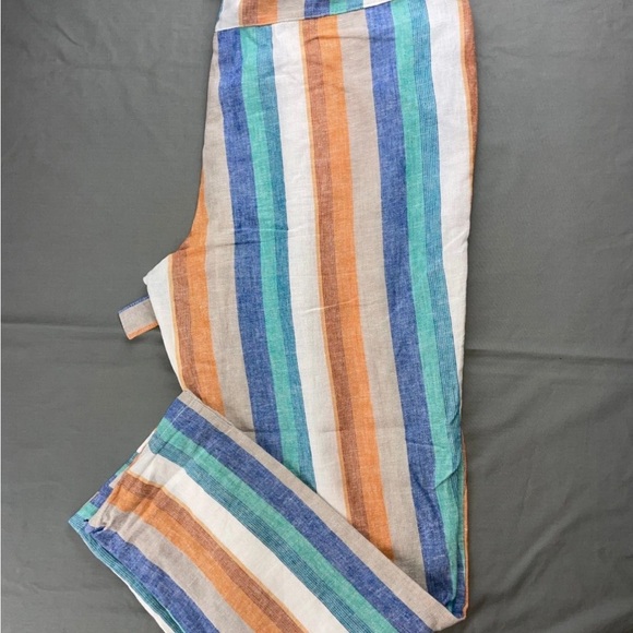 Vince Camuto Multicolor Striped Women's Chinos - Picture 2 of 2